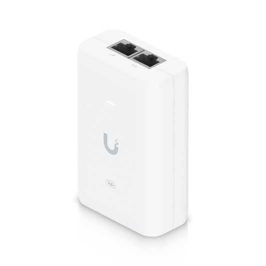 Ubiquiti PoE+ Adapter, 30W of PoE+,  RJ45 Data Input, AC Cable, U6 AP Suitable (U6-LR, U6-LITE, U6-PRO&U7-PRO),Replacement for POE-48-24W-G